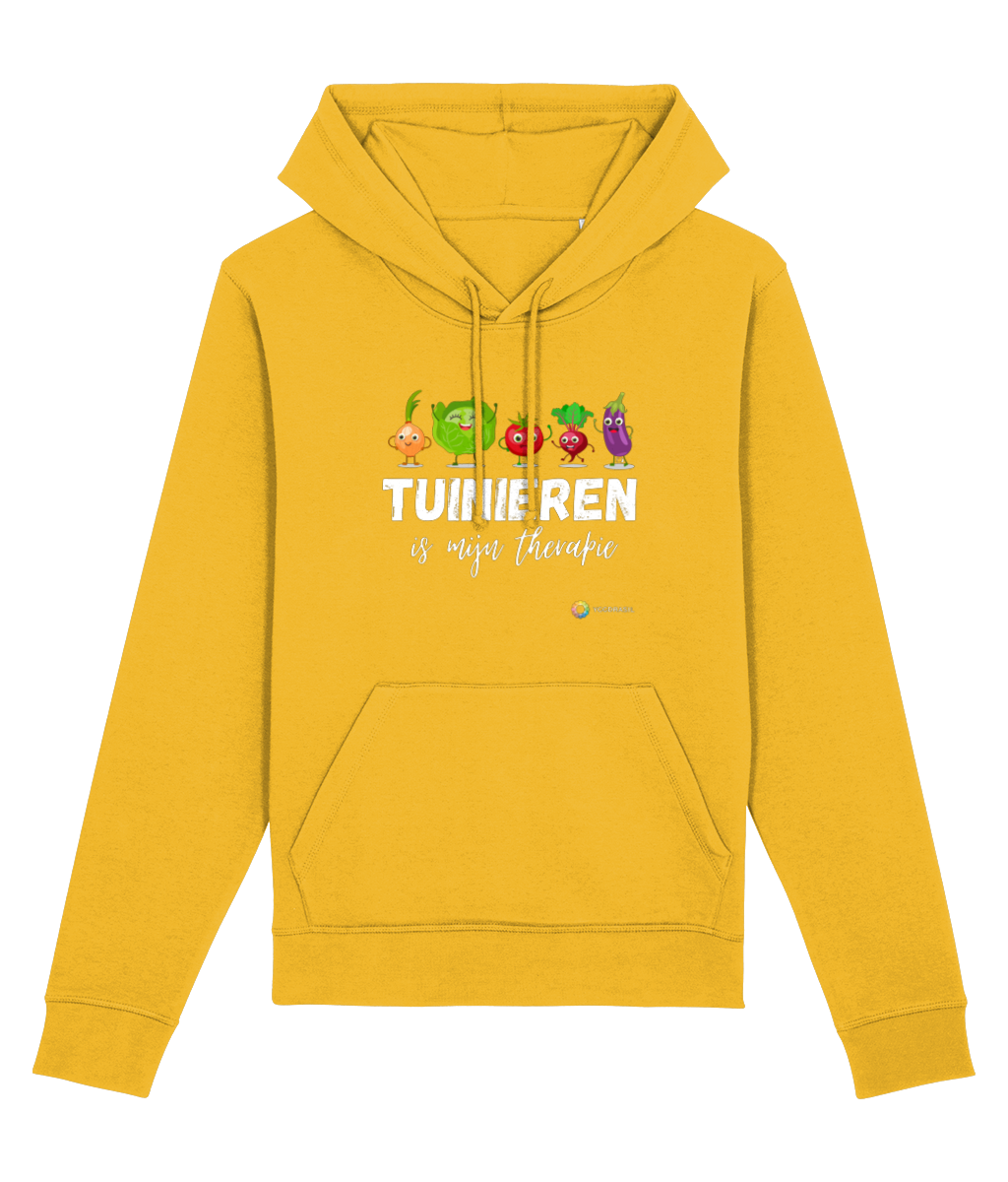 Unisex Hoodie, Tuinieren is therapie