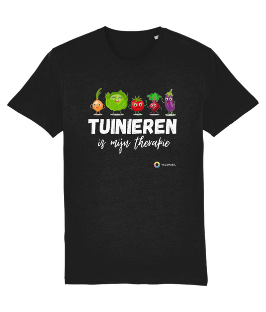 Unisex T-shirt, Tuinieren is therapie