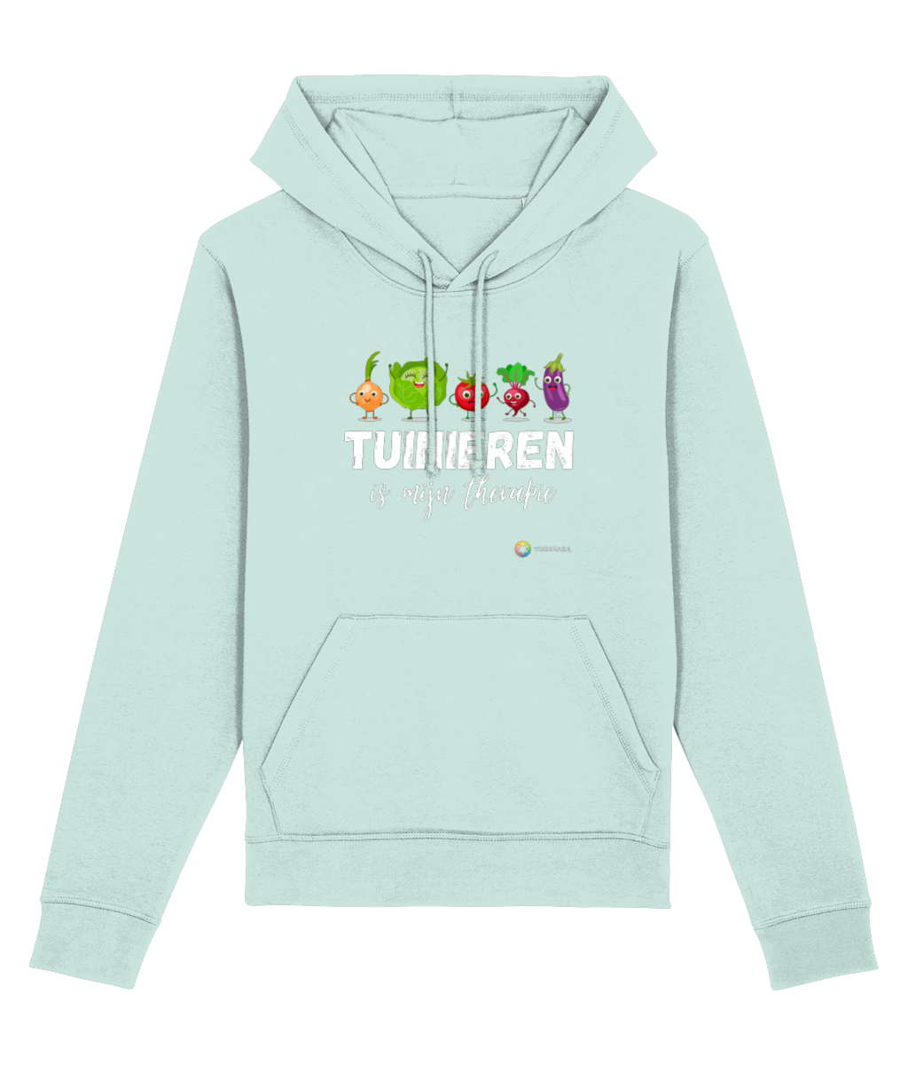 Unisex Hoodie, Tuinieren is therapie