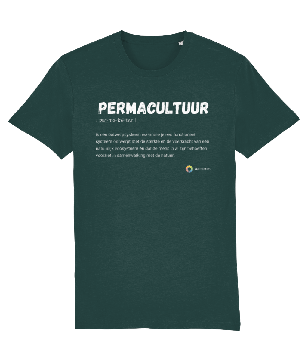 Unisex T-shirt, Permacultuur definitie