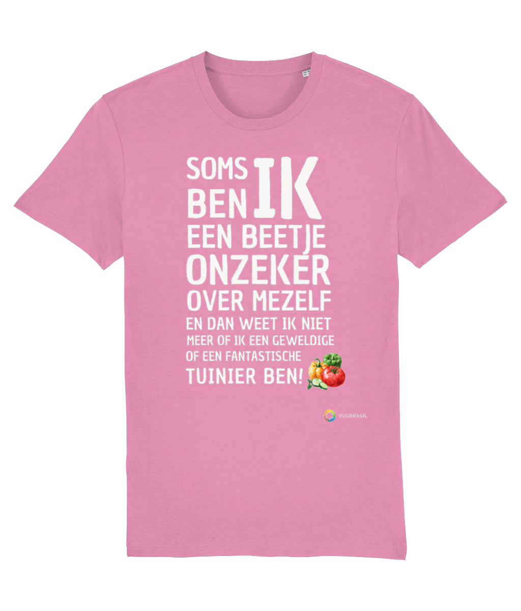 Unisex T-shirt, Onzekere tuinier