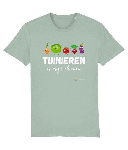 Unisex T-shirt, Tuinieren is therapie